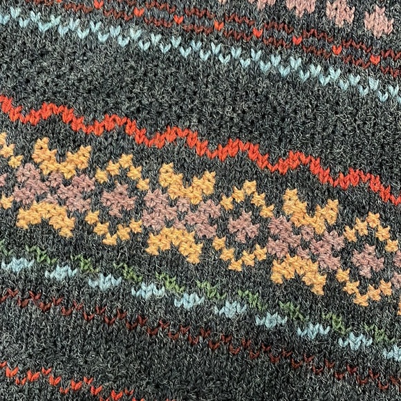 Vintage Colourful Knit Sweater - Picture 3 of 9